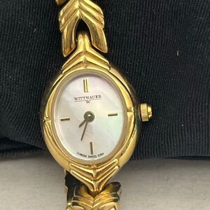 Vintage Wittnauer LUBO36 Women's Gold Tone Swiss 5784 Oval Wrist Watch